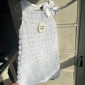 David Charles White Floral Dress